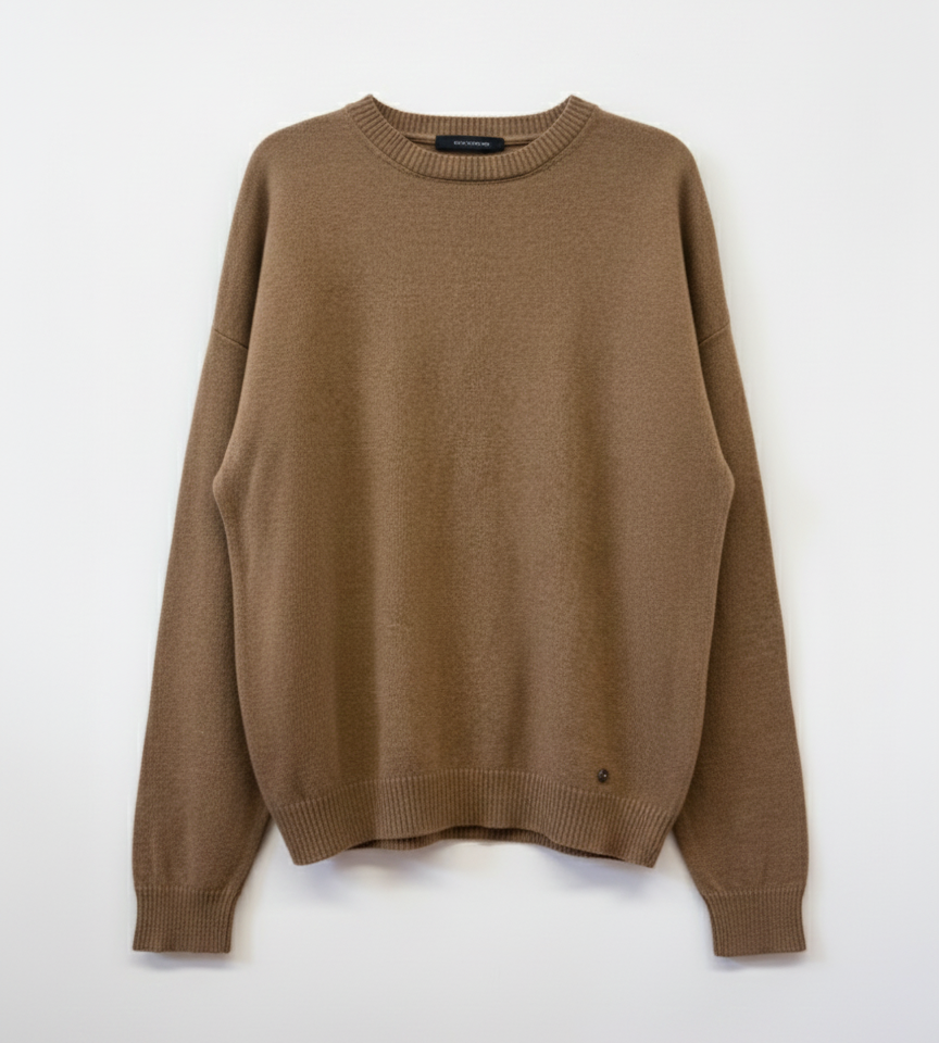 Jersey mezcla lana cashmere cuello redond