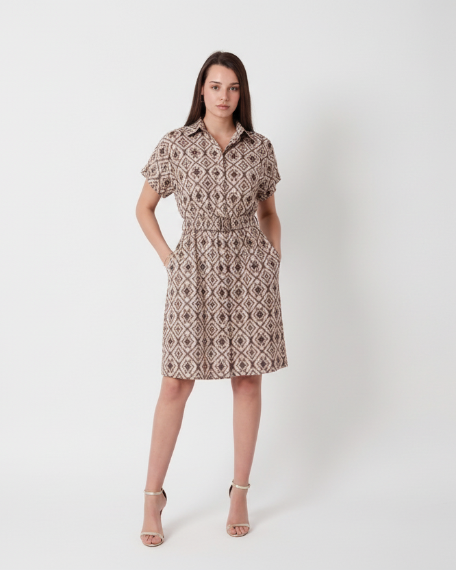 Vestido camisero Stampa M.1256