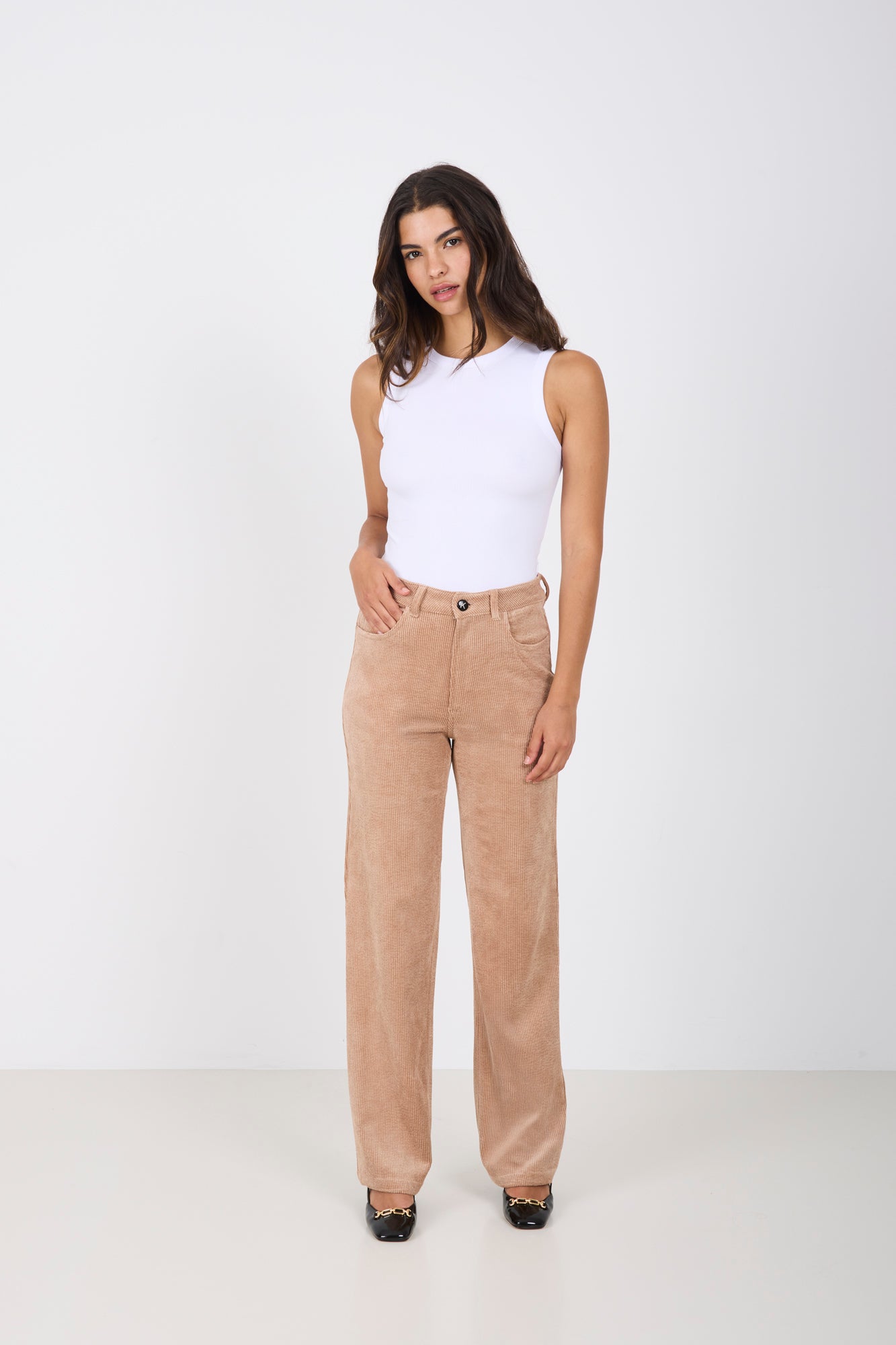 Pantalón Pana Camel