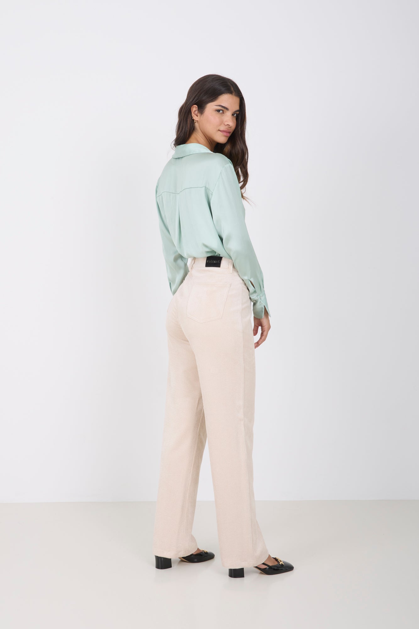 Pantalón Pana Beige