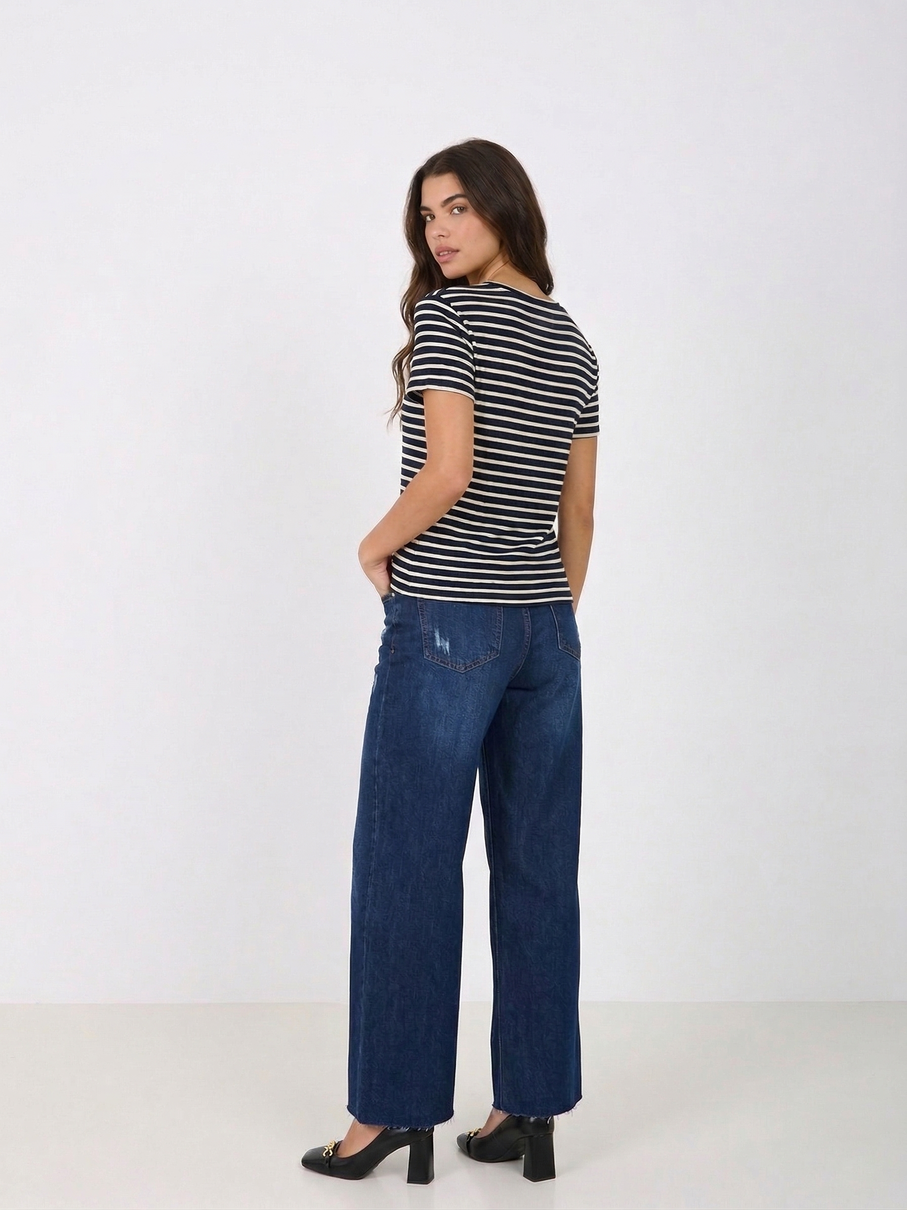 Camiseta cuello redondo Rigatto M.305