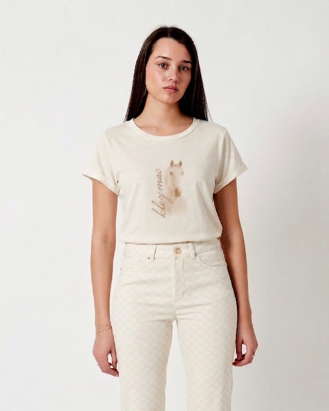 Camiseta cuello redondo Punt M.305 Horse