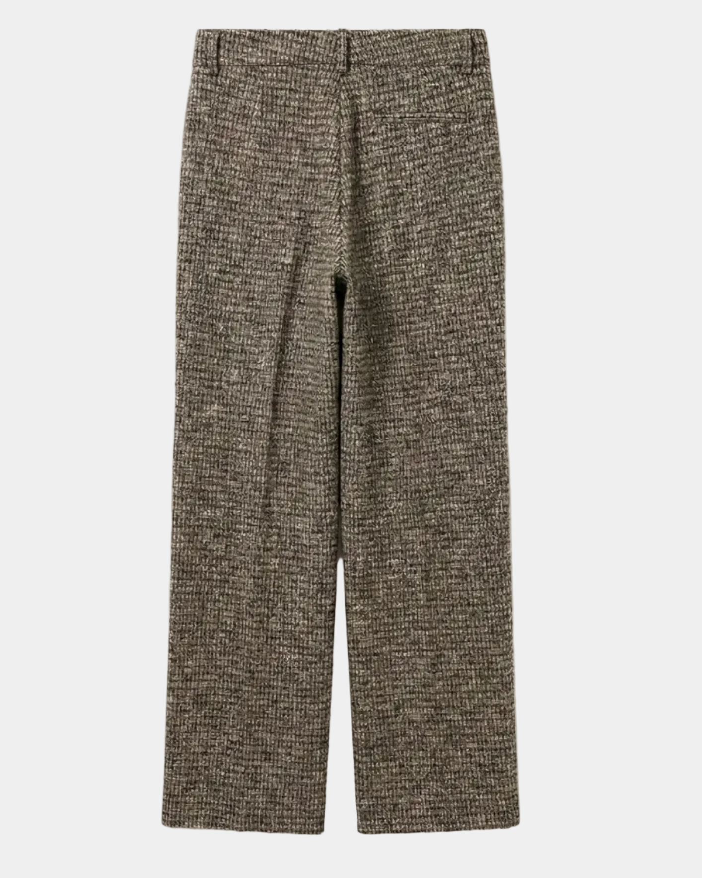 Pantalón wide leg check