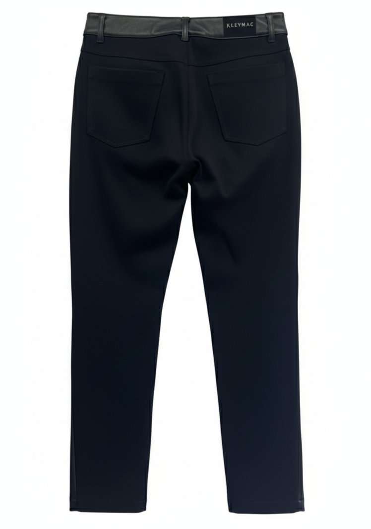 Pantalón ajustado cuero