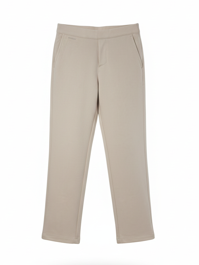 Pantalón straight leg casual