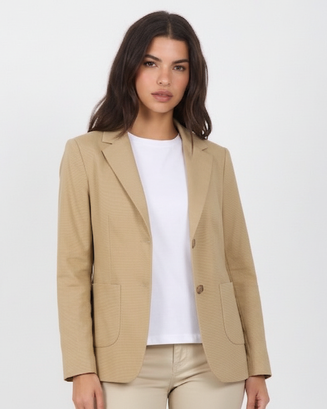 Blazer algodón Sand M.902