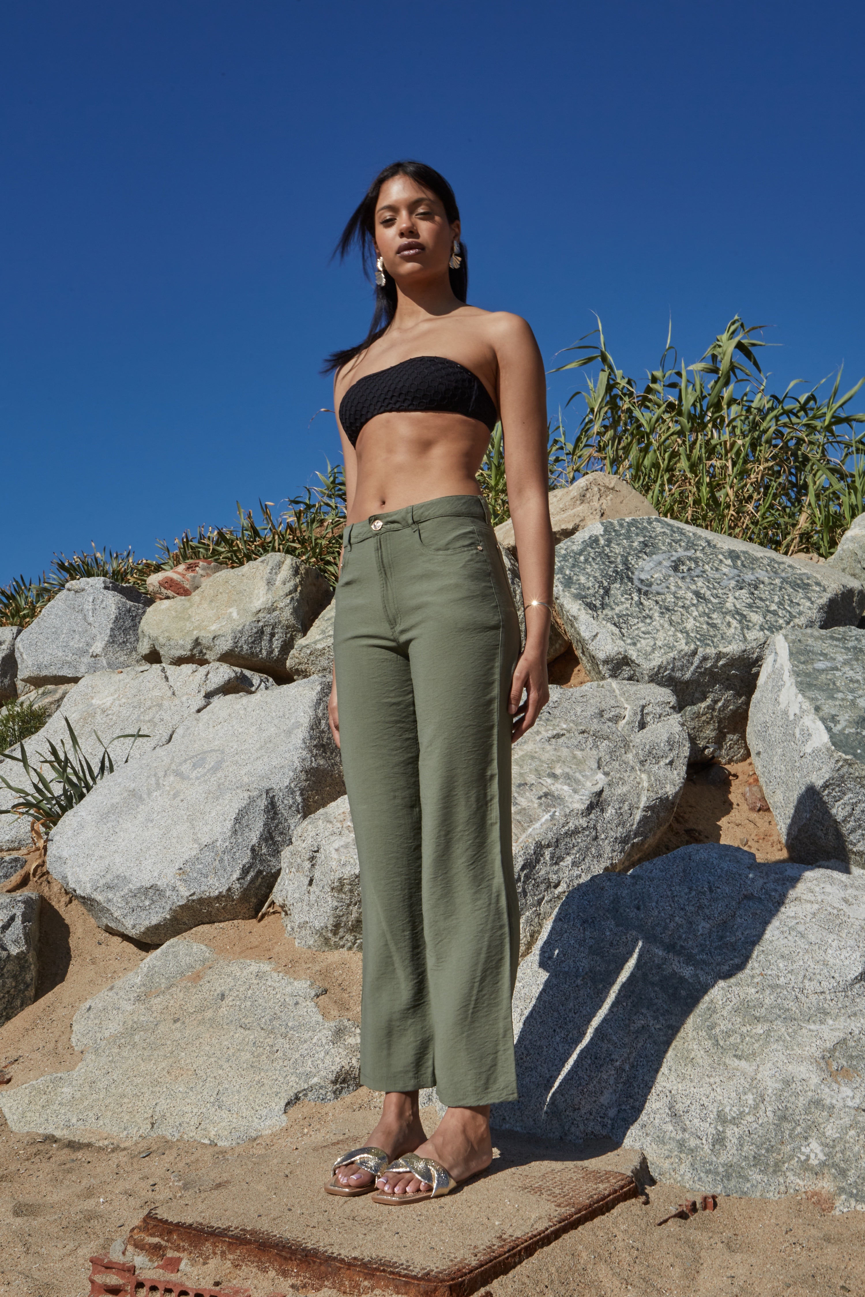 Pantalon caqui ADELA M.223