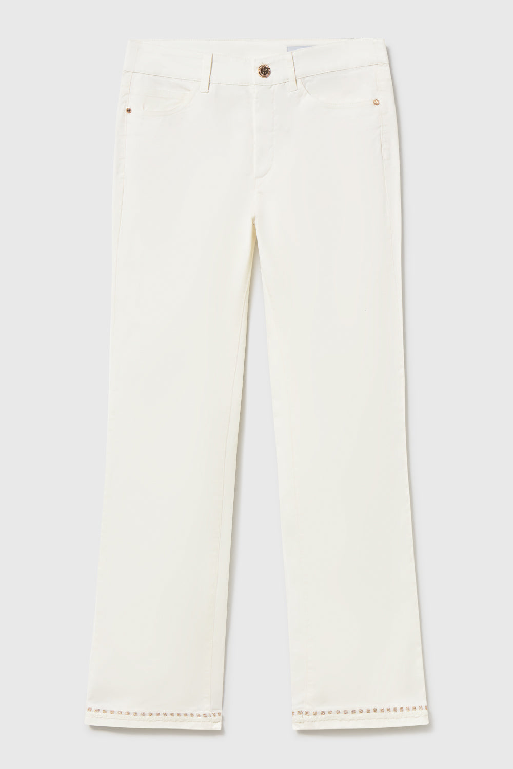 Pantalón Vaquero Blanco