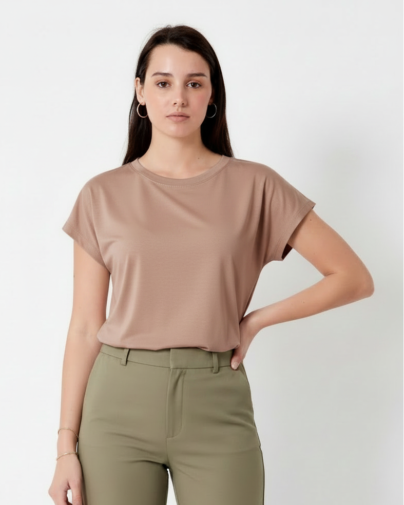 CAMISETA ESCOTE REDONDO BAMBOO 305