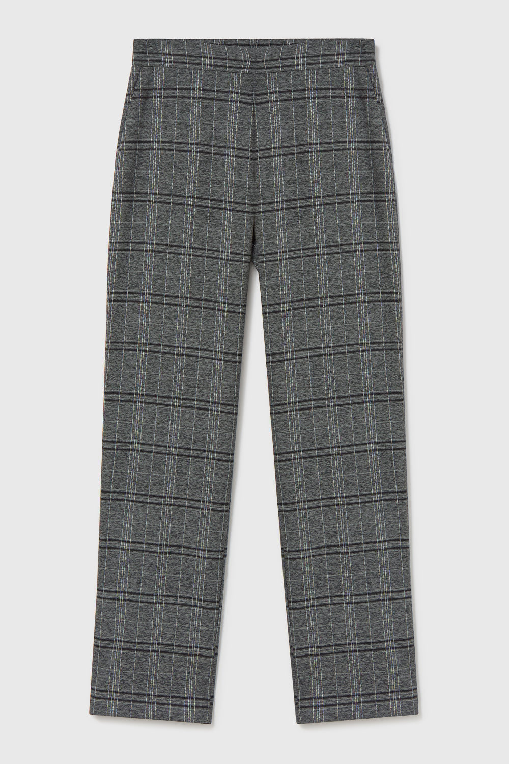 Pantalón Cuadros Gris y Negro