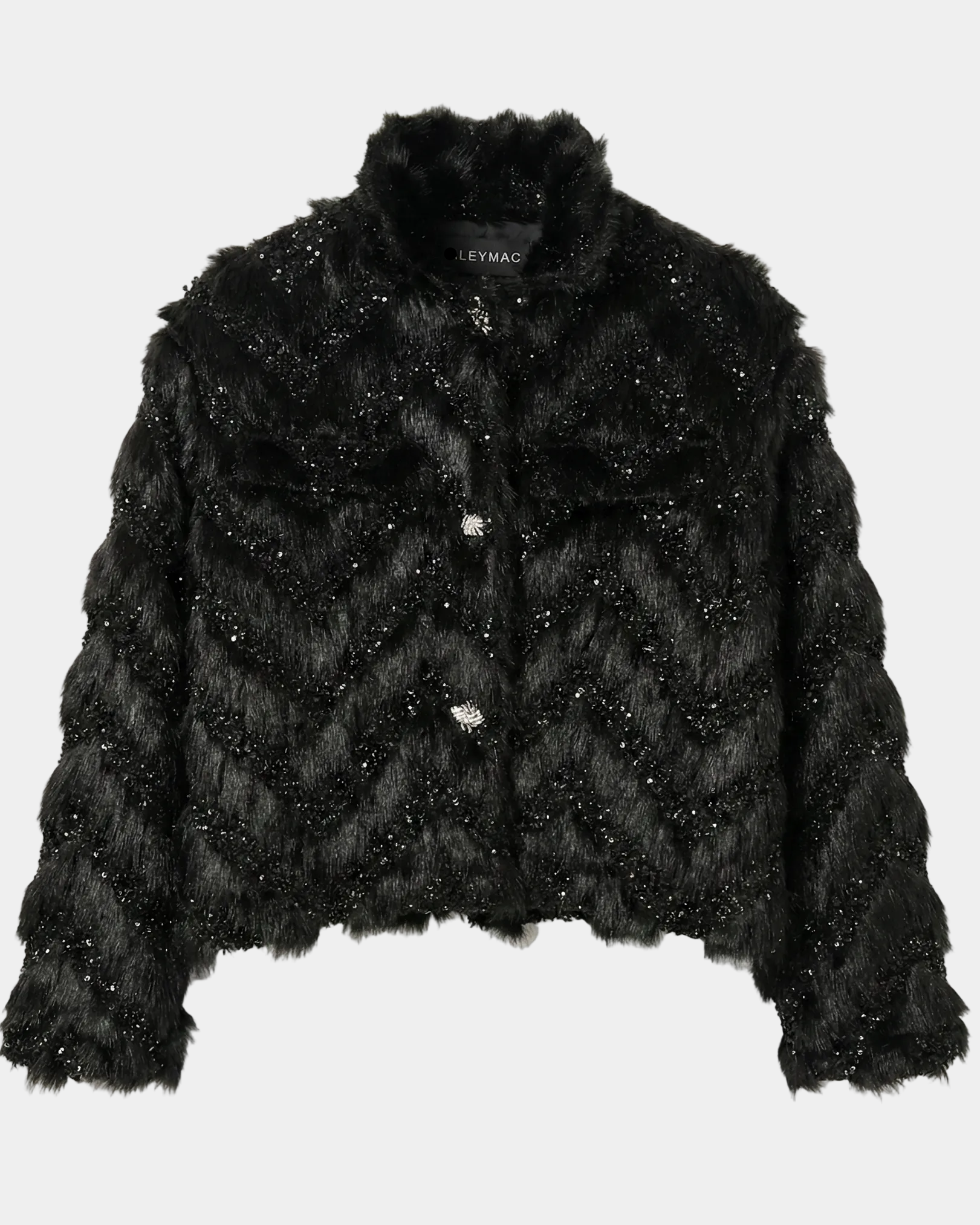 Chaqueta Pelo Chevron