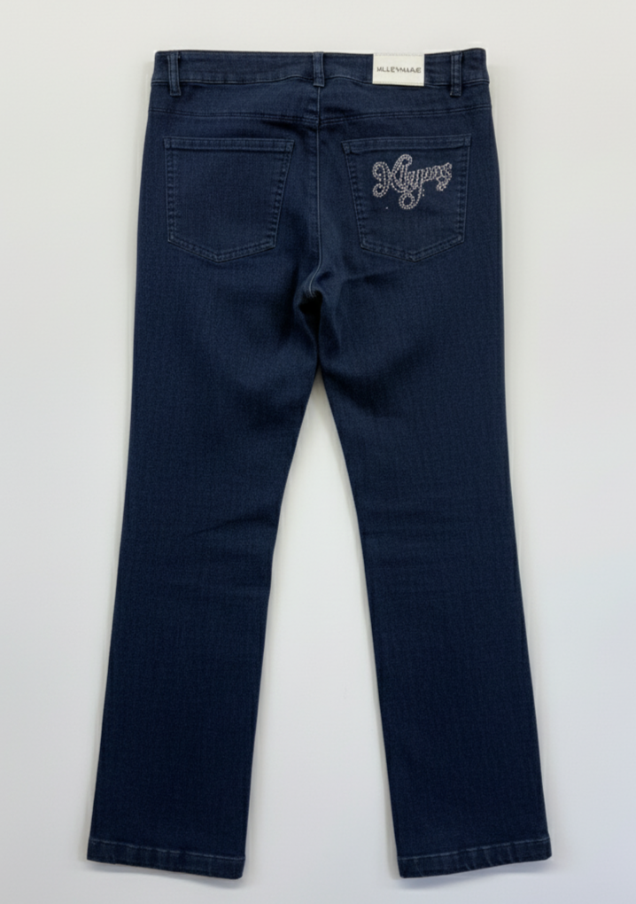 Pantalón vaquero detalle brillante