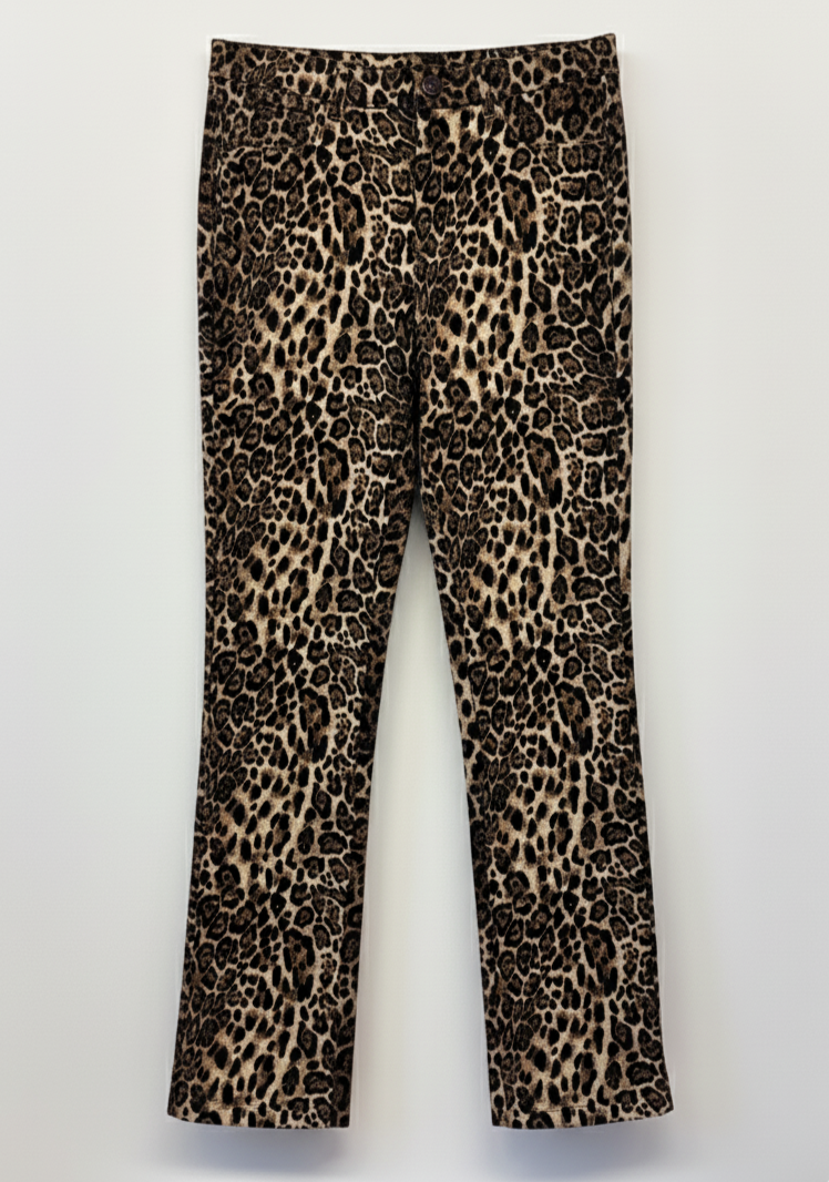 Pantalón estampado leopardo