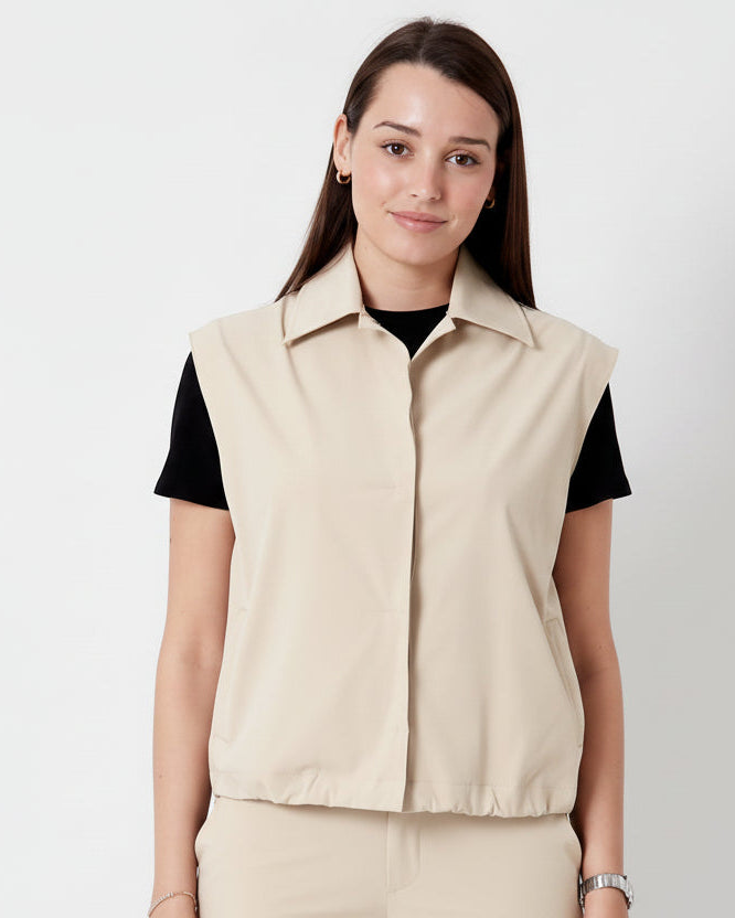 Chaleco de tejido técnico