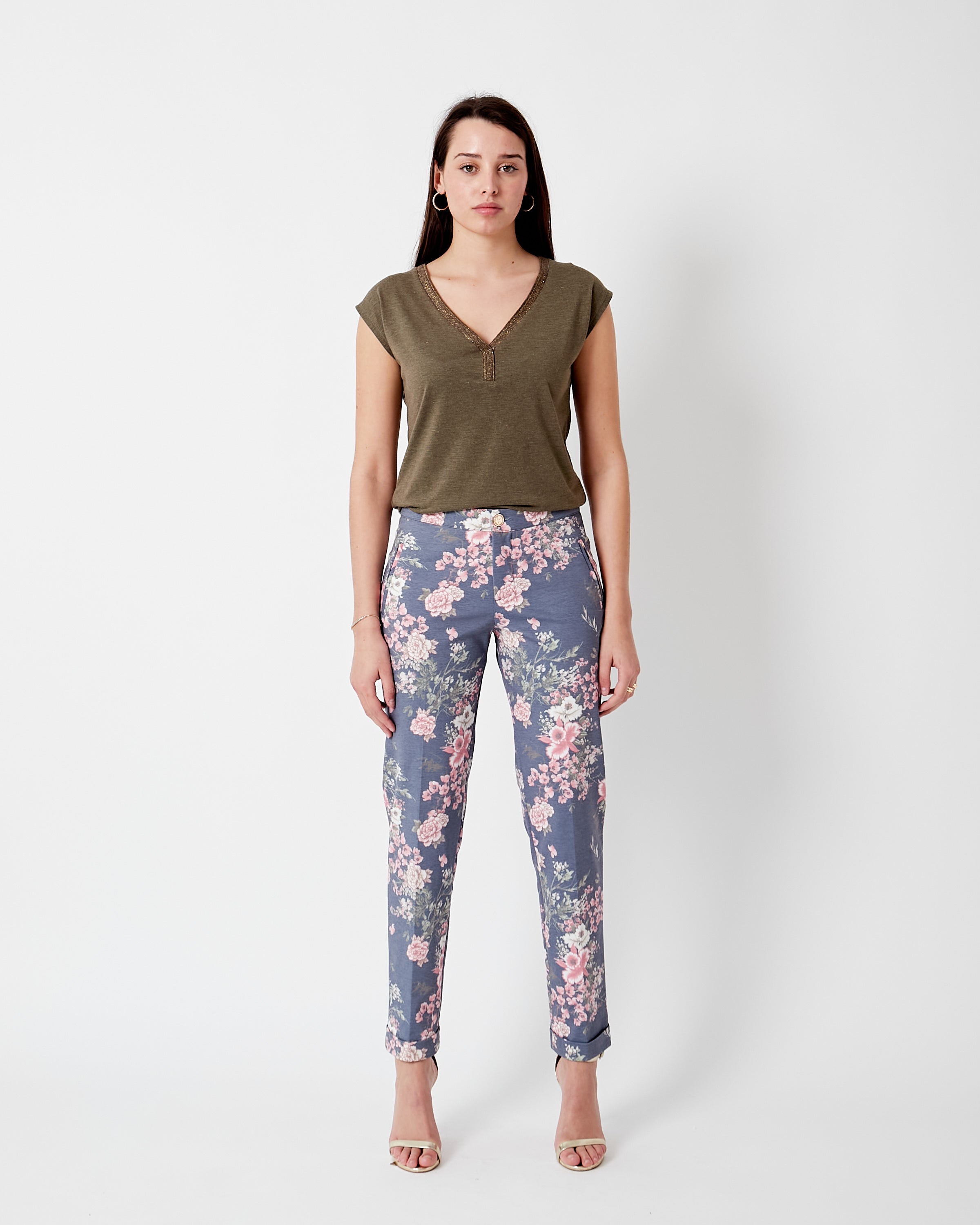 Pantalón floral
