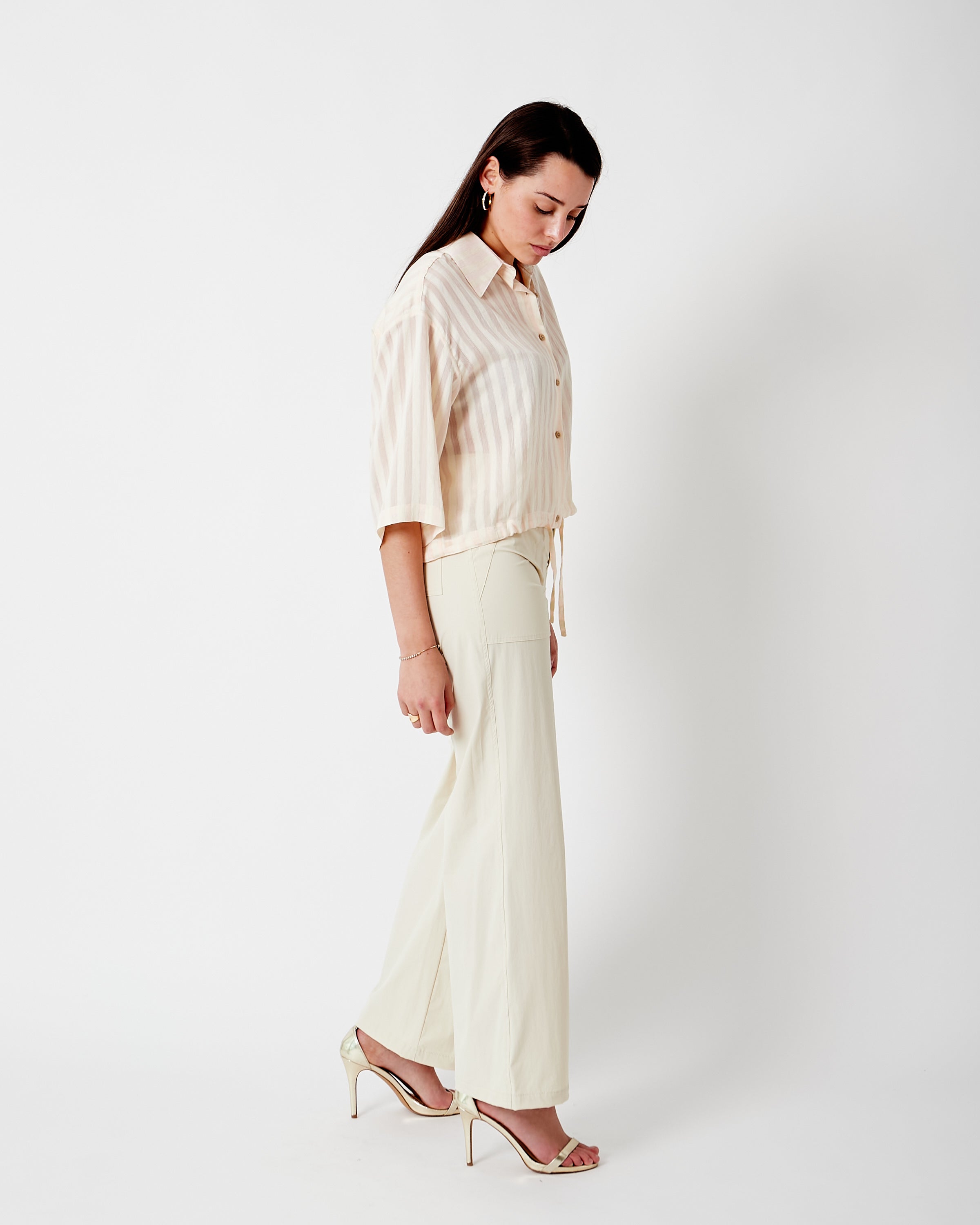 Camisa rayas con lazo