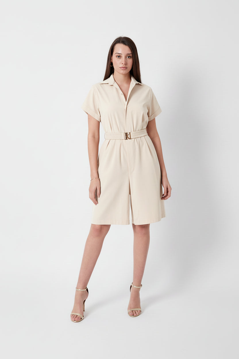 Vestido camisero técnico