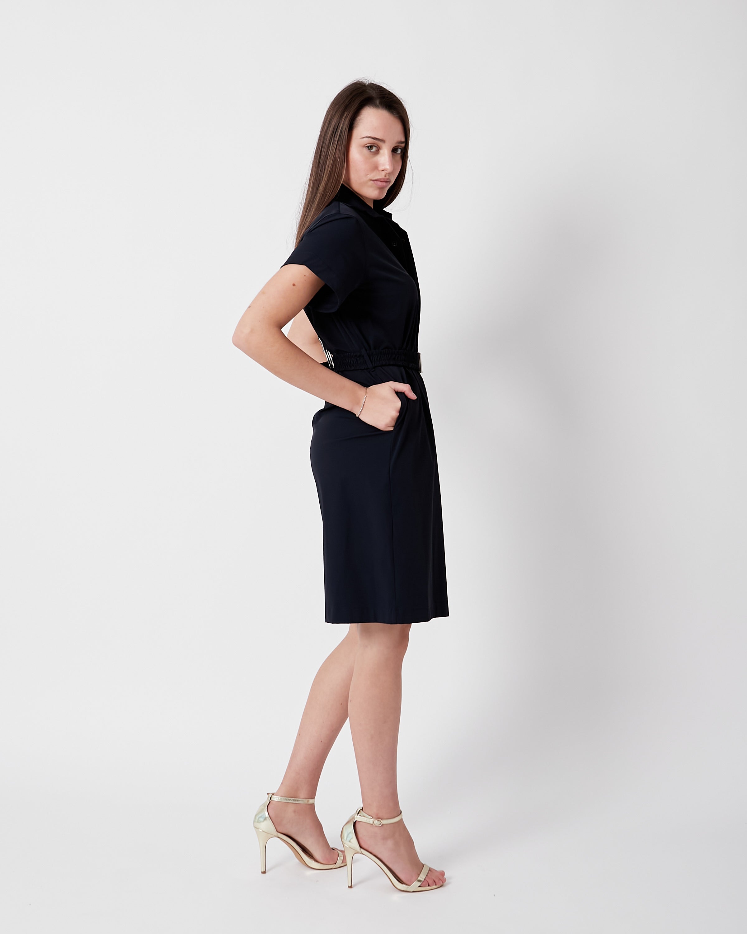 Vestido camisero técnico