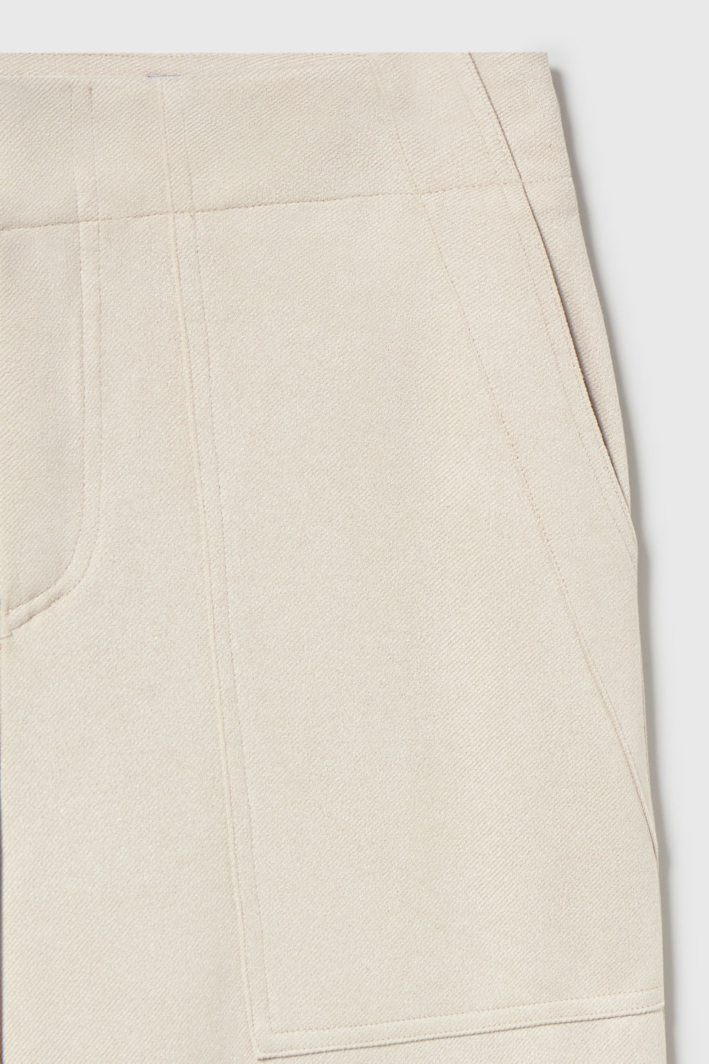 Pantalón Ancho Beige