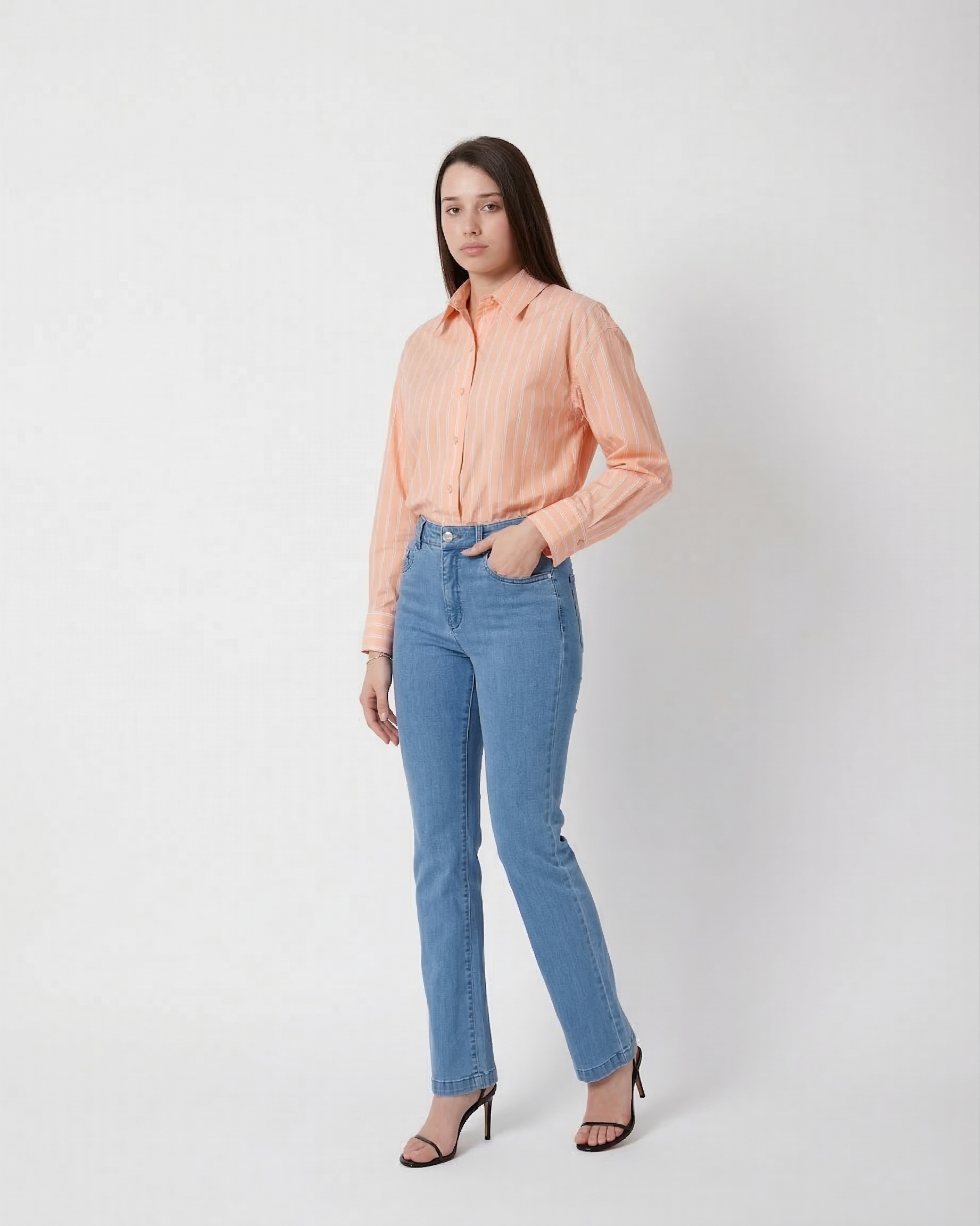 Camisa rayas Orange M.360