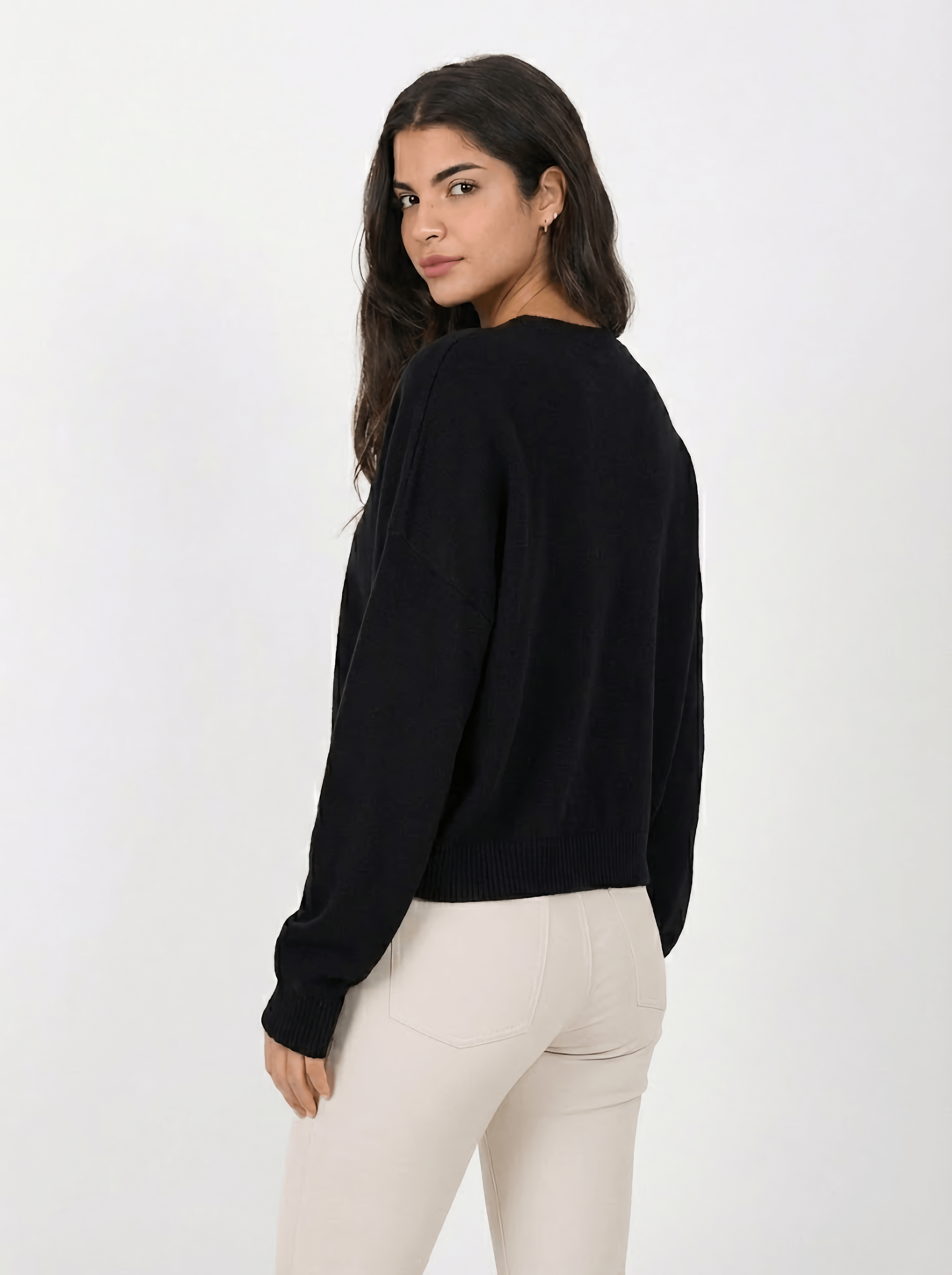 Jersey cuello redondo